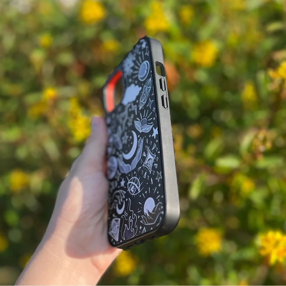 Casetify Black & White Celestial iPhone 13 Case